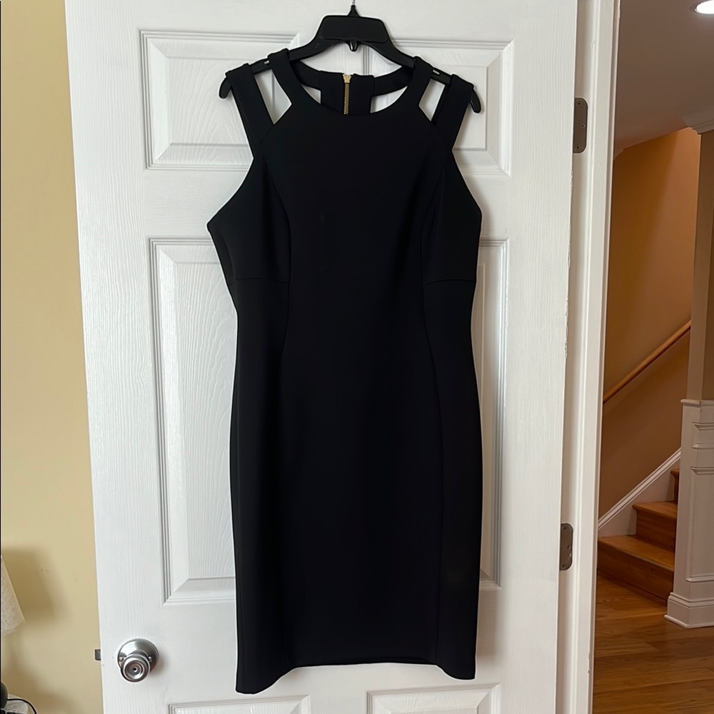 Elegant Black Sleeveless Dress